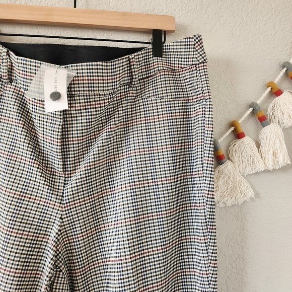 Lane Bryant Plaid Slim Pull On Trouser Pants Business Contemporary Academia 20 - Picture 4 of 11